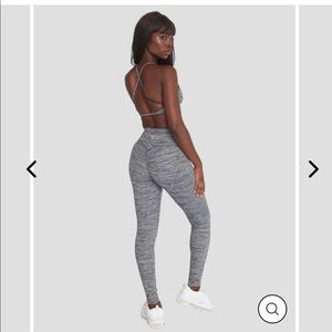 Crop Shop Boutique Marl grey squatproof leggings